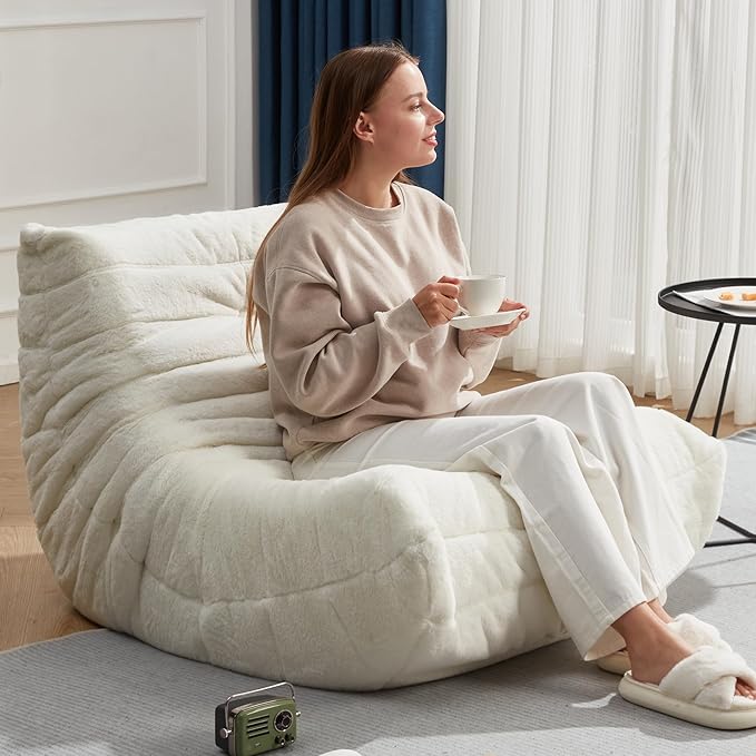 Adult bean bag chairs, giant bean bag chairs, memory foam bean bag chairs, soybean bag sofas with fillers, artificial fur bean bag armchairs, lounge sofas, living room sofas, bedroom sofas, dormitory sofas, office sofas